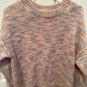 GAP Multicolor Crew Neck Sweater Soft Knit